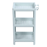 Bathroom Floor Storage Shelf Bathroom Storage Open Shelf Unit Freestanding Corner Rack Shelves Storage Rack Nordic Blue 3 Tier In Australia - Darrahopens
