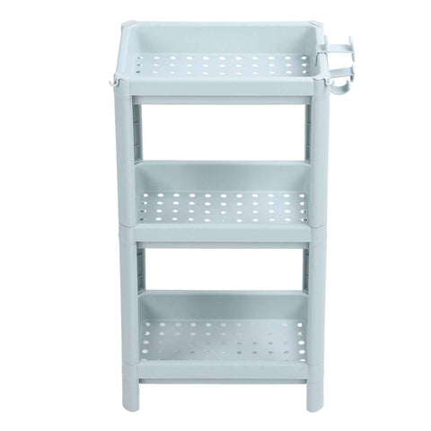 Bathroom Floor Storage Shelf Bathroom Storage Open Shelf Unit Freestanding Corner Rack Shelves Storage Rack Nordic Blue 3 Tier In Australia - Darrahopens