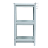 Bathroom Floor Storage Shelf Bathroom Storage Open Shelf Unit Freestanding Corner Rack Shelves Storage Rack Nordic Blue 3 Tier In Australia - Darrahopens