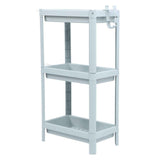 Bathroom Floor Storage Shelf Bathroom Storage Open Shelf Unit Freestanding Corner Rack Shelves Storage Rack Nordic Blue 3 Tier In Australia - Darrahopens