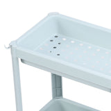 Bathroom Floor Storage Shelf Bathroom Storage Open Shelf Unit Freestanding Corner Rack Shelves Storage Rack Nordic Blue 3 Tier