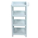 Bathroom Floor Storage Shelf Bathroom Storage Open Shelf Unit Freestanding Corner Rack Shelves Storage Rack Nordic Blue 4 Tier In Australia - Darrahopens