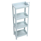 Bathroom Floor Storage Shelf Bathroom Storage Open Shelf Unit Freestanding Corner Rack Shelves Storage Rack Nordic Blue 4 Tier In Australia - Darrahopens