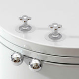 Toilet Lid Handle Toilet Cover Lifter Electroplated Flower Shape Adhesive Easy to Use Toilet Lifter Handle for Bedroom In Australia - Darrahopens