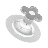 Toilet Lid Handle Toilet Cover Lifter Electroplated Flower Shape Adhesive Easy to Use Toilet Lifter Handle for Bedroom