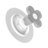 Toilet Lid Handle Toilet Cover Lifter Electroplated Flower Shape Adhesive Easy to Use Toilet Lifter Handle for Bedroom