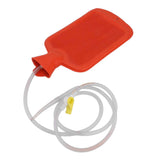 Enema Kit 2L Enema Bag Long Hose Reusable Tips Controlled Water Flow for Colon Detox Cleanse Enemas Red