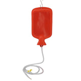 Enema Kit 2L Enema Bag Long Hose Reusable Tips Controlled Water Flow for Colon Detox Cleanse Enemas Red