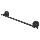 Towel Bar Copper Retro Space Saving 40CM Multifunctional Tilt Proof Single Towel Rack for Bathroom Accessories Black Antique In Australia - Darrahopens