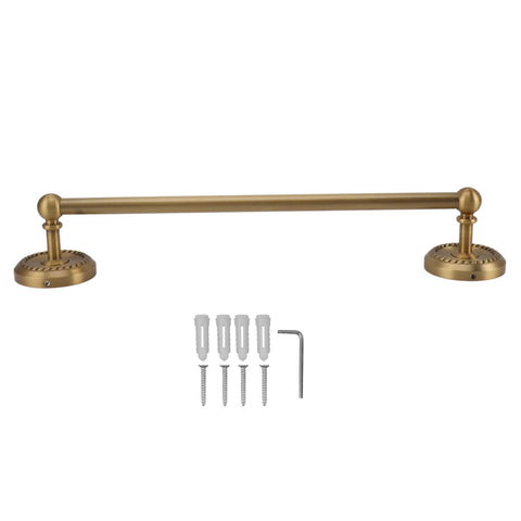 All Copper Bathroom Towel Bar European Style Wall Mounted Towel Rack for Bathroom 41cm Antique Color In Australia - Darrahopens