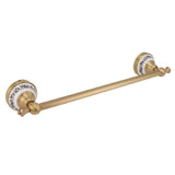 40.5cm Bathroom Towel Bar Copper Bath Towel Rack Single Towel Bar Wall Mounted Towel Holder European Style Antique In Australia - Darrahopens