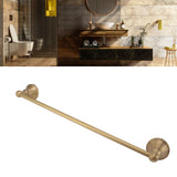 Copper Towel Bar European Style Towel Rack Single Rod Multipurpose Towel Bar Holder for Bathroom Toilet