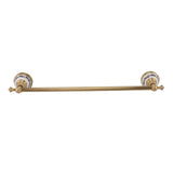 Towel Bar European Style Single Rod Hanging Bath Towel Holder Copper Towel Rack for Bathroom Toilets Antique Color