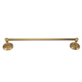 Copper Towel Bar European Style Bathroom Single Bar Towel Rack Bathroom Hanging Rack Antique