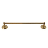 Copper Towel Bar European Style Bathroom Single Bar Towel Rack Bathroom Hanging Rack Titanium