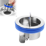 Floor Drain Sewer Core Silver Rapid Drainage Anti Slip Easy to Clean Toilet Floor Drain Deodorizing Core for Kitchen Bathroom