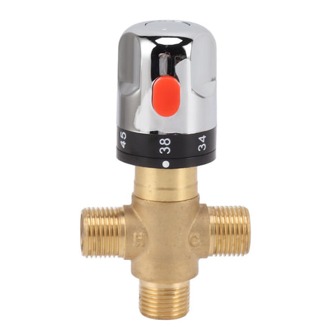 Thermostatic Mixing Valve Brass Shower Mixing Valve Hot and Cold Water Temperature Control Valve for Basin Bathroom In Australia - Darrahopens