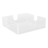 Acrylic Napkin Holder Square Elegant Clear Tabletop Tissue Dispenser for Kitchen Restaurant Bar In Australia - Darrahopens