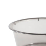 Large Transparent Laundry Basin Household Plastic Simple Thickened Washbasin Student Dormitory Plastic Basin Grey