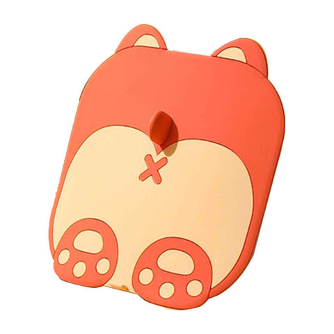 Shower Drain Stopper Cartoon Style Odour Resistant Silicone Anti Slip Bathtub Stopper for Home Bathroom Toilet Orange