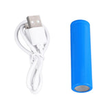 Desktop Mini Fan 1200mAh USB Rechargeable White 3 Speed 360 Degree Rotation Small Table Fan for Travel Camping Home