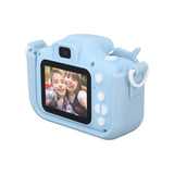 Kids Camera Dual Camera 2.0in IPS Screen 1080P Video Camera Toy with 32G Memory Card Blue