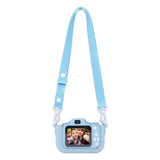 Kids Camera Dual Camera 2.0in IPS Screen 1080P Video Camera Toy with 32G Memory Card Blue