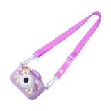 Kids Camera Dual Camera 2.0in IPS Screen 1080P Video Camera Toy with 32G Memory Card Purple