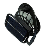Rechargeable Handheld Fan Solar USB Charging Cooling 1000mAh Battery Electric Fan for Sun Caps Hole Type In Australia - Darrahopens
