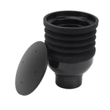 Single Dose Hopper with Bellow ABS Silicone Coffee Blowing Bean Bin Coffee Grinder Accessories for Household Restaurant