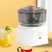 Electric Meat Chopper Grinder Blender Multifunctional Stainless Steel Blades Efficient Safe Food Blender for Kitchen White