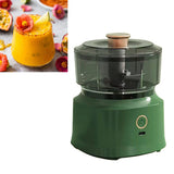Electric Meat Chopper Grinder Blender Multifunctional Stainless Steel Blades Efficient Safe Food Blender for Kitchen Light Green