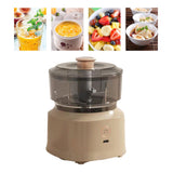 Electric Meat Chopper Grinder Blender Multifunctional Stainless Steel Blades Efficient Safe Food Blender for Kitchen Dark Brown In Australia - Darrahopens