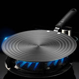 Heat Diffuser Simmer Plate Thickened 4mm Aluminium Alloy Reduce Flame Stove Heat Plate Kitchen Accessories with Handle 28cm