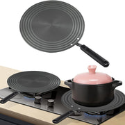 Heat Diffuser Simmer Plate Thickened 4mm Aluminium Alloy Reduce Flame Stove Heat Plate Kitchen Accessories with Handle 28cm