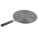 Cooking Heat Conduction Plate with Handle 6mm Aluminum Alloy Heat Diffuser Plate for Defrosting Food 24cm / 9.4in