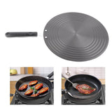 Cooking Heat Conduction Plate with Handle 6mm Aluminum Alloy Heat Diffuser Plate for Defrosting Food 28cm / 11in In Australia - Darrahopens