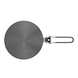 Heat Conduction Plate Aluminum Alloy Stove Top Heat Diffuser Reducer Flame Guard Simmer Plate with Detachable Handle for Kitchen 28cm/11.02in
