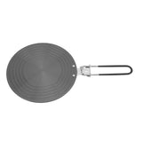 Heat Conduction Plate Aluminum Alloy Stove Top Heat Diffuser Reducer Flame Guard Simmer Plate with Detachable Handle for Kitchen 28cm/11.02in