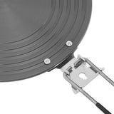 Heat Conduction Plate Aluminum Alloy Stove Top Heat Diffuser Reducer Flame Guard Simmer Plate with Detachable Handle for Kitchen 28cm/11.02in