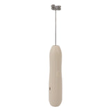 Milk Frother Khaki Rechargeable Coffee Frother Mixer for Coffee Latte Hot Chocolate