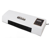 1800W Wall Mounted Air Conditioner Heater Electric Cooling Heating Machine PTC Heating Element Heater with Remote Control Timer for Bedroom Bathroom 220V English Version