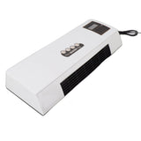 1800W Wall Mounted Air Conditioner Heater Electric Cooling Heating Machine PTC Heating Element Heater with Remote Control Timer for Bedroom Bathroom 220V English Version