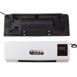 1800W Wall Mounted Air Conditioner Heater Electric Cooling Heating Machine PTC Heating Element Heater with Remote Control Timer for Bedroom Bathroom 220V English Version