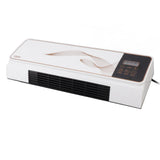Electric Fan Heater ABS PP Wall Mounted Mini Heating Cooling Machine with Remote Control for Bedroom Bathroom Living Room 220V AU Plug