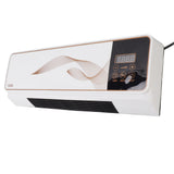 Electric Fan Heater ABS PP Wall Mounted Mini Heating Cooling Machine with Remote Control for Bedroom Bathroom Living Room 220V AU Plug