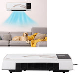 Electric Fan Heater ABS PP Wall Mounted Mini Heating Cooling Machine with Remote Control for Bedroom Bathroom Living Room 220V AU Plug