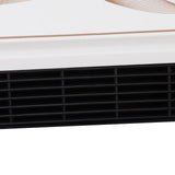 Electric Fan Heater ABS PP Wall Mounted Mini Heating Cooling Machine with Remote Control for Bedroom Bathroom Living Room 220V AU Plug