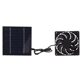 10W Solar Panel Fan Kit Solar Powered Fan for Small Greenhouses Doghouses Sheds Ventilation In Australia - Darrahopens