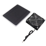 Solar Panel Fan Kit 10W Weatherproof Solar Powered Fan Wall Mounted for Outside Small Chicken Coops Greenhouses Sheds